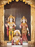 Bhagwan Shri Ram, Shri Sitaji and Shri Hanumanji